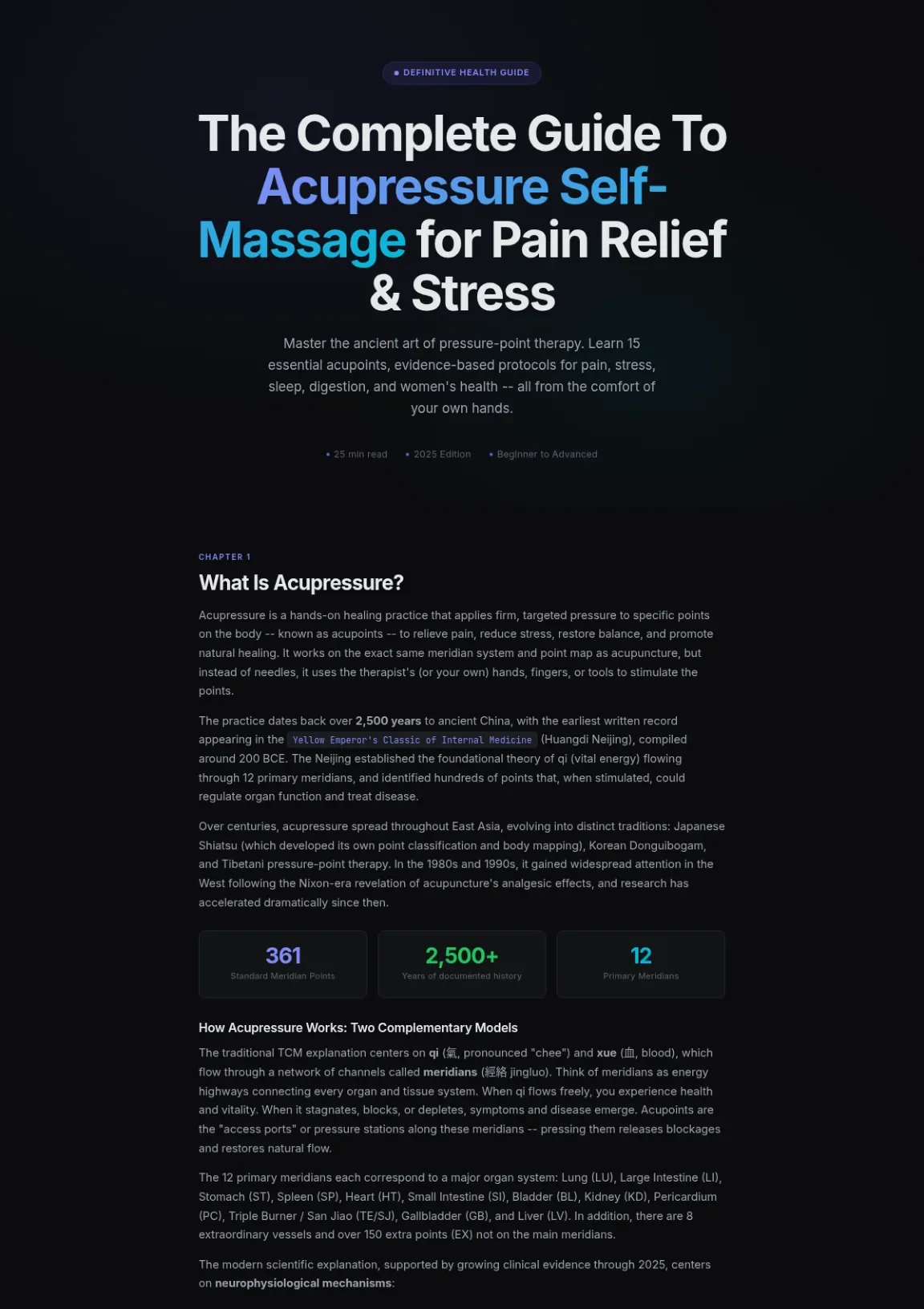 Cover preview of Acupressure