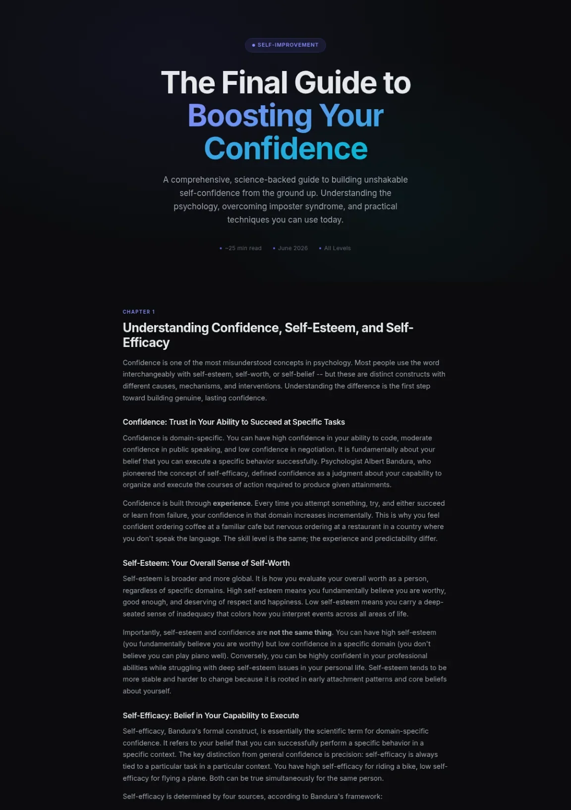 Cover preview of Boosting Your Confidence