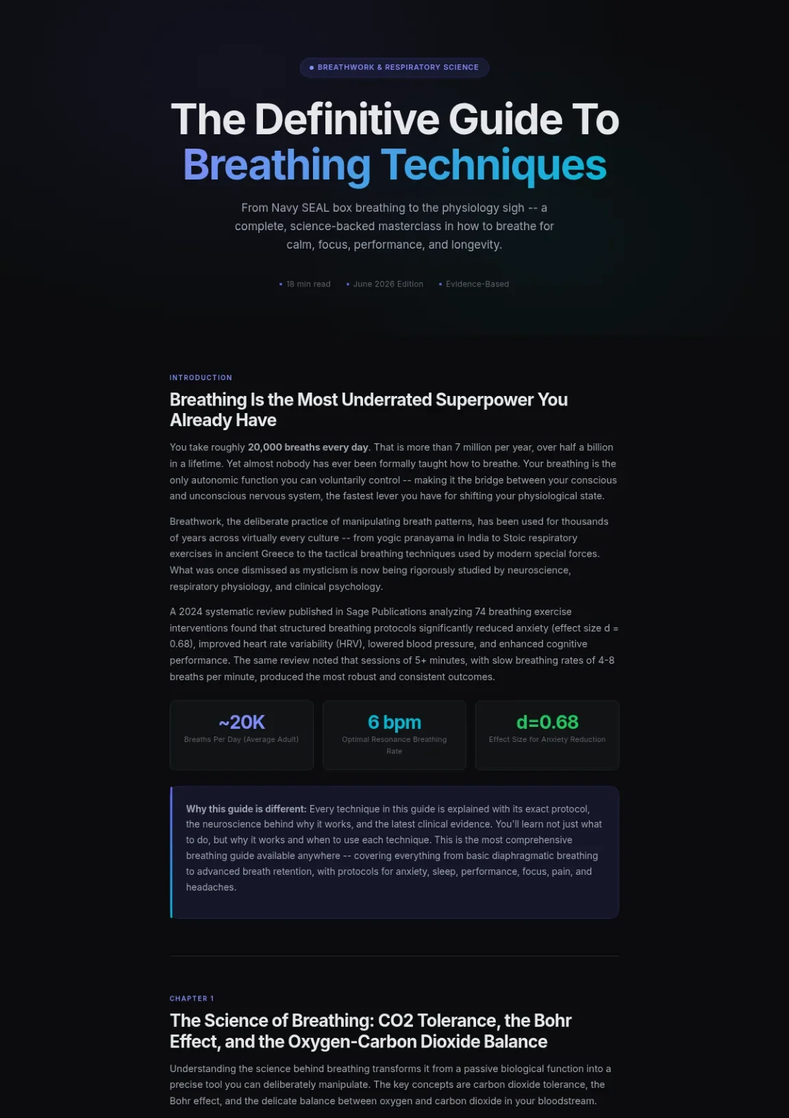 Cover preview of Breathing Techniques