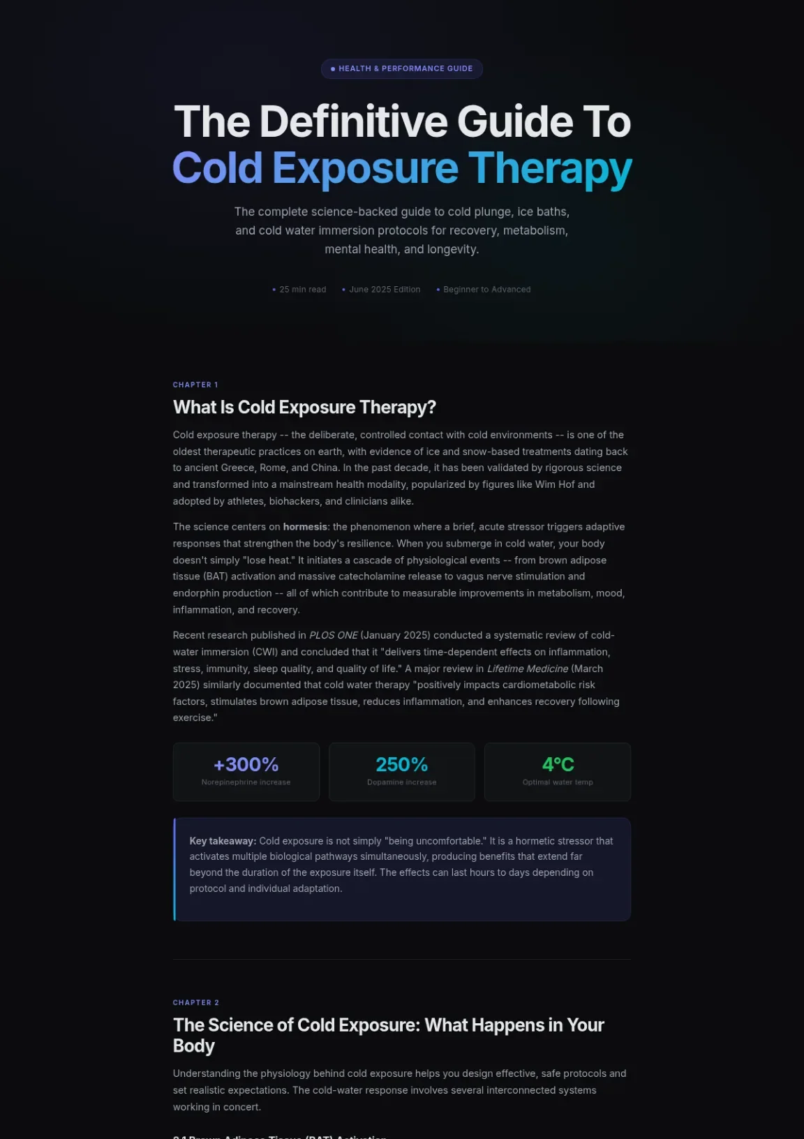 Cover preview of Cold Exposure Therapy