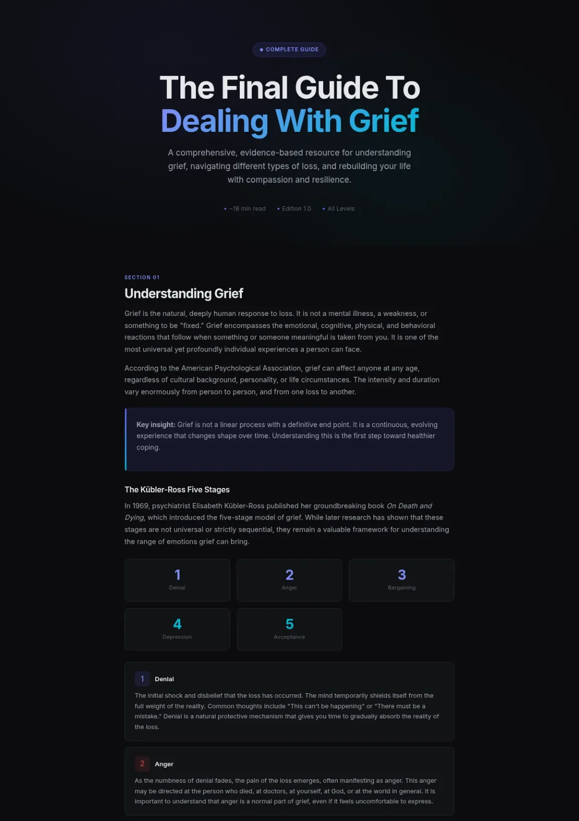 Cover preview of Dealing With Grief