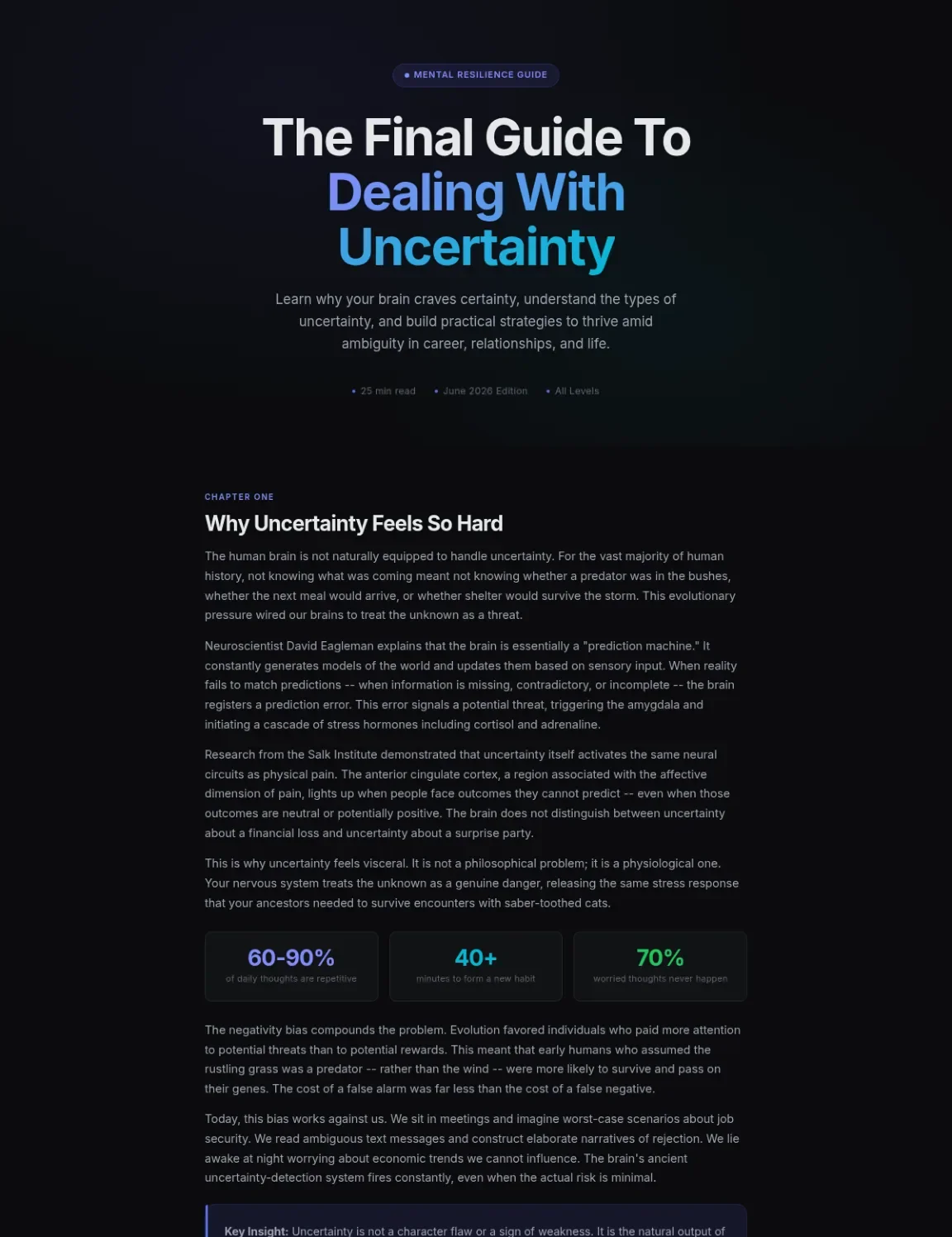 Cover preview of Dealing With Uncertainty