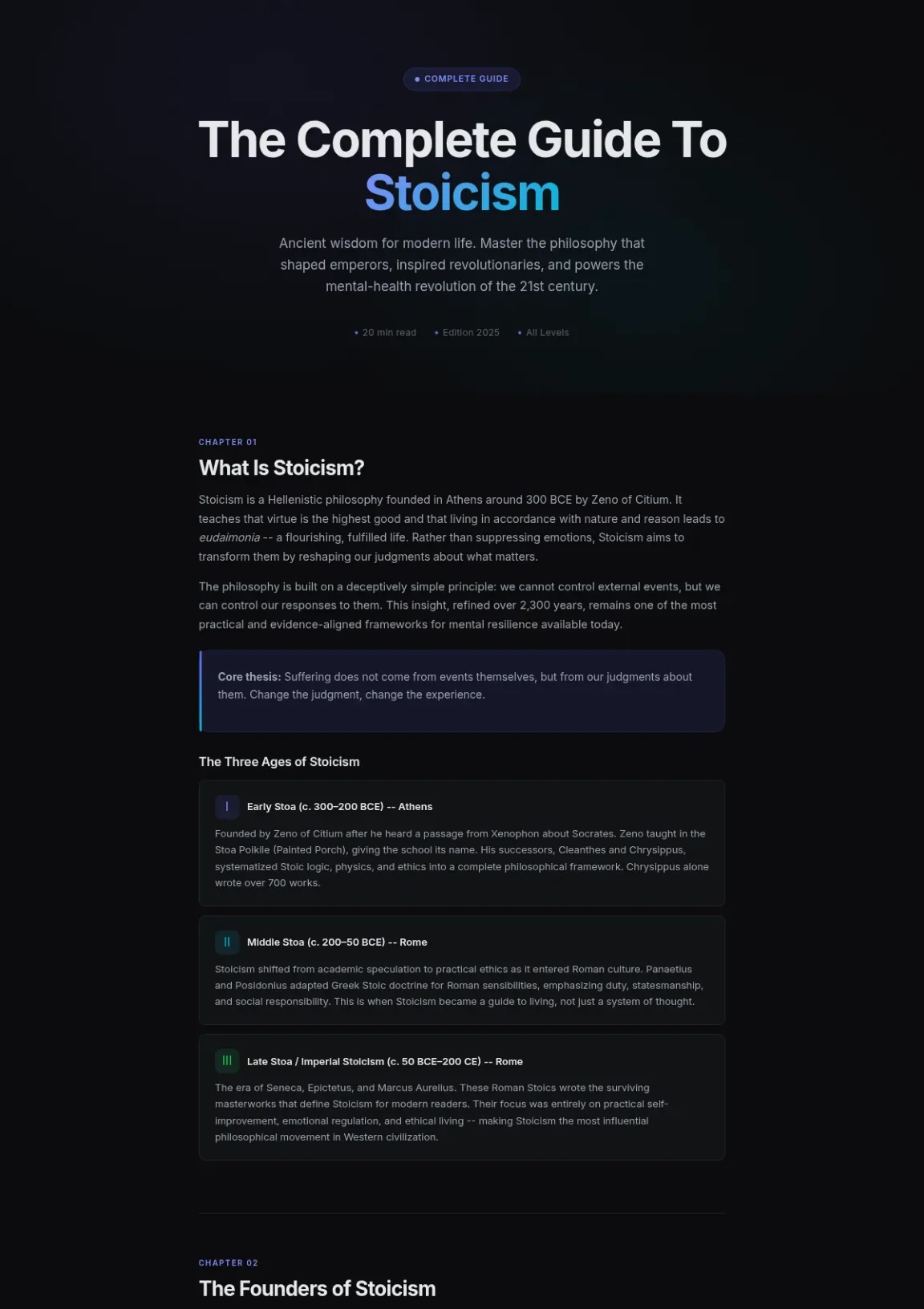 Cover preview of Stoicism
