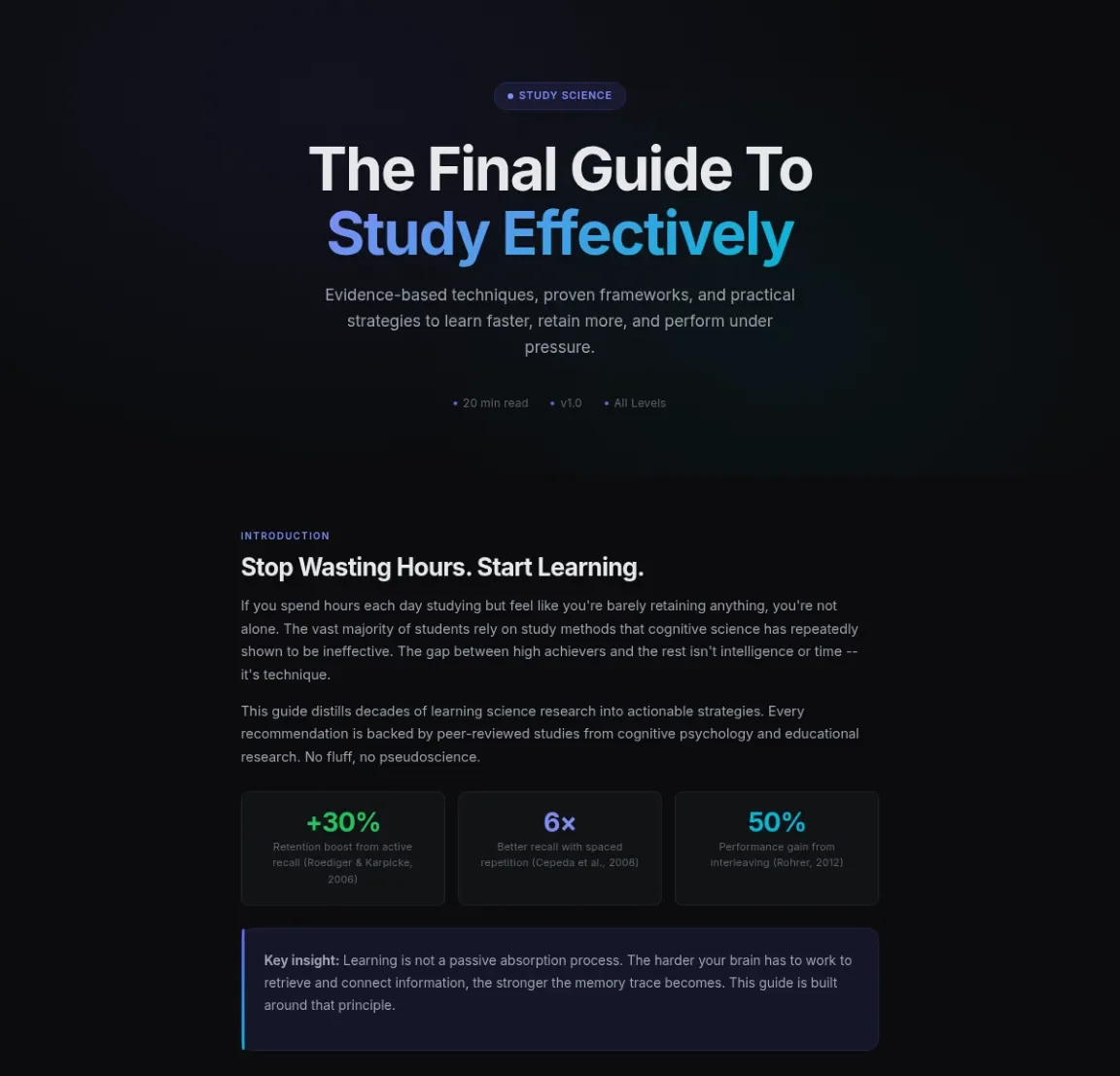 Cover preview of Study Effectively